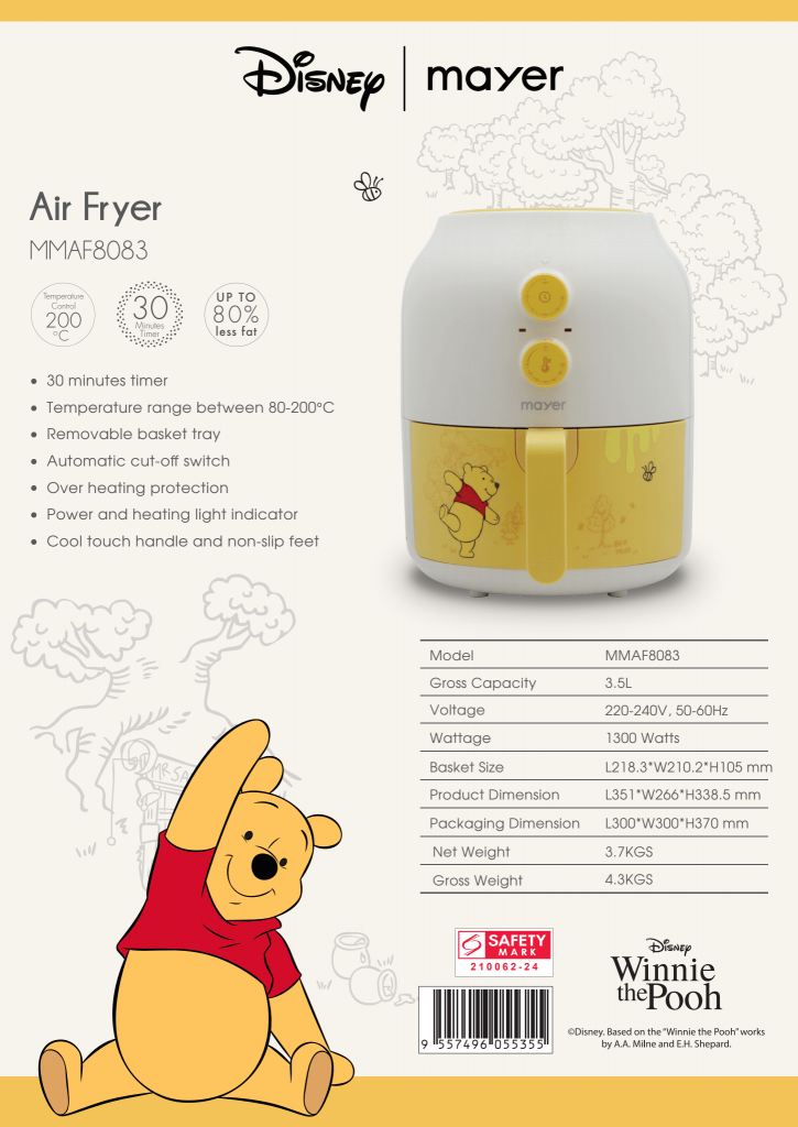 Disney x Mayer Pooh Collection - Bring your favourite bear home with these Winnie the Pooh-inspired home appliance designs! - Alvinology