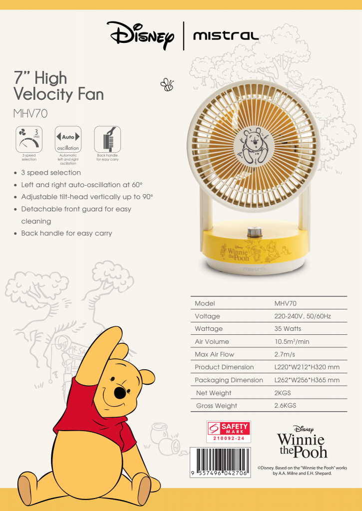Disney x Mayer Pooh Collection - Bring your favourite bear home with these Winnie the Pooh-inspired home appliance designs! - Alvinology
