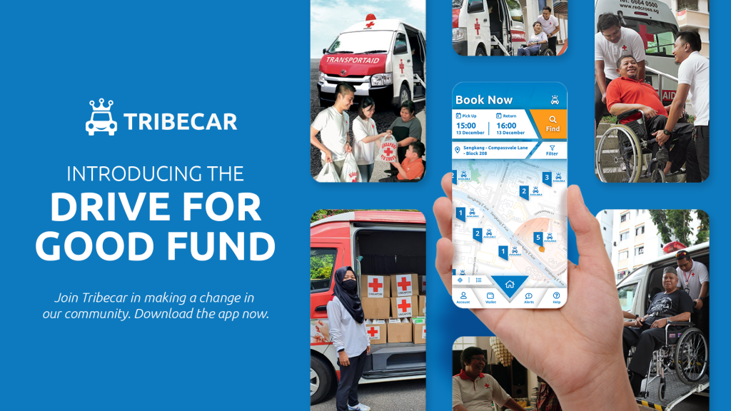 Tribecar pledges S$4 for every app download to Singapore Red Cross Community Health on Wheels and Medical Chaperone and Transportation programmes - Alvinology