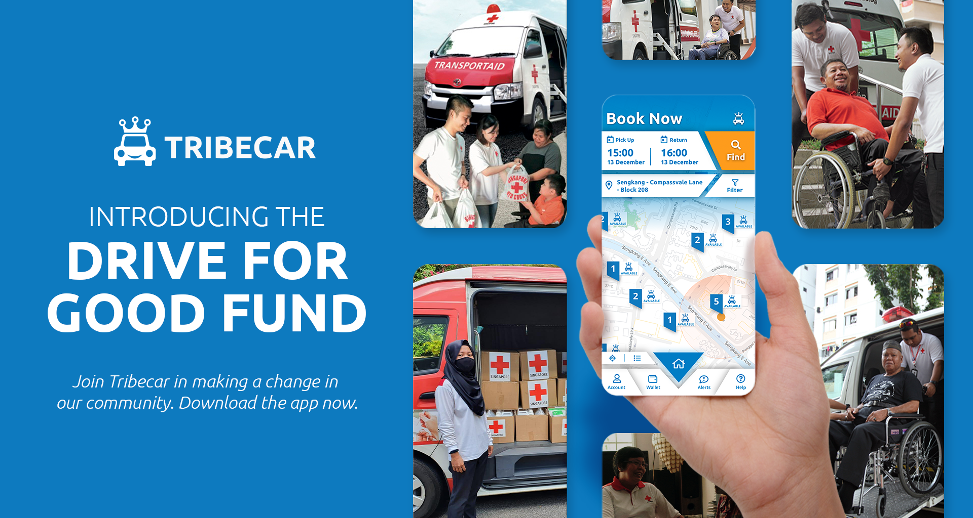 Tribecar pledges S$4 for every app download to Singapore Red Cross Community Health on Wheels and Medical Chaperone and Transportation programmes - Alvinology