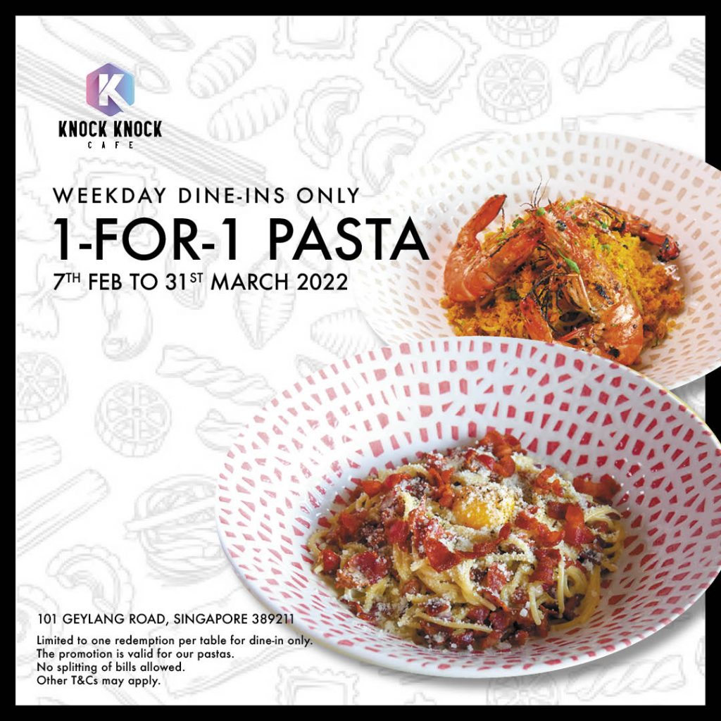 [Review] 1-for-1 Pasta and New Brunch Menu at IG-Worthy Café near Kallang MRT- Knock Knock Café - Alvinology