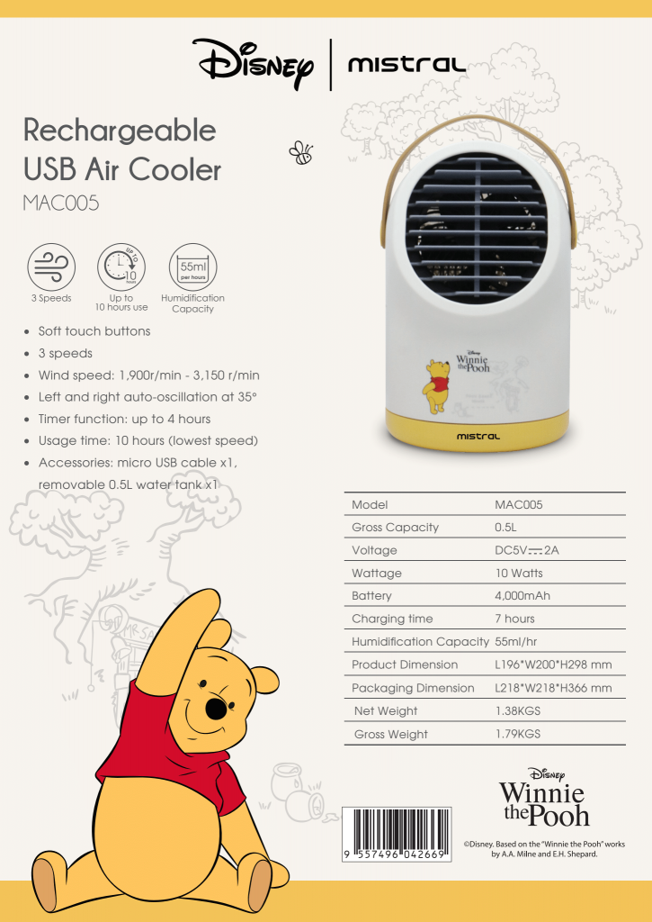 Disney x Mayer Pooh Collection - Bring your favourite bear home with these Winnie the Pooh-inspired home appliance designs! - Alvinology
