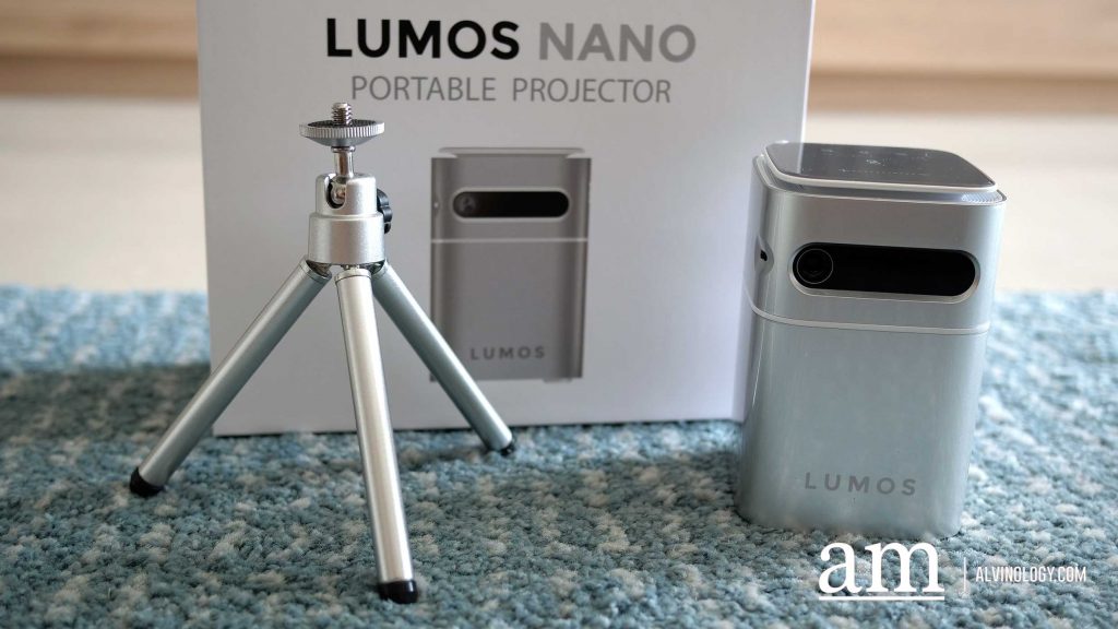 [Review] LUMOS NANO: 2-in-1 Portable Projector & Bluetooth speaker with Netflix, YouTube available for S$599 - Alvinology