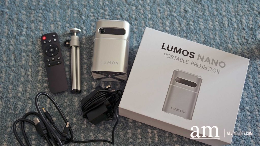 [Review] LUMOS NANO: 2-in-1 Portable Projector & Bluetooth speaker with Netflix, YouTube available for S$599 - Alvinology