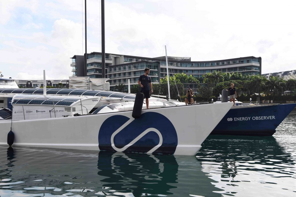 Zero-emission vessel Energy Observer and Exhibition Village arrives in Singapore and you can actually visit it! - Alvinology