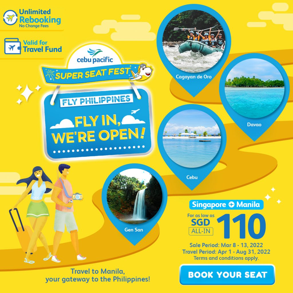 Tropical beaches are calling! You can now fly from Singapore to Manila for as low as S$110 via Cebu Pacific Tropical beaches are calling! You can now fly from Singapore to Manila for as low as S$110 via Cebu Pacific - Alvinology