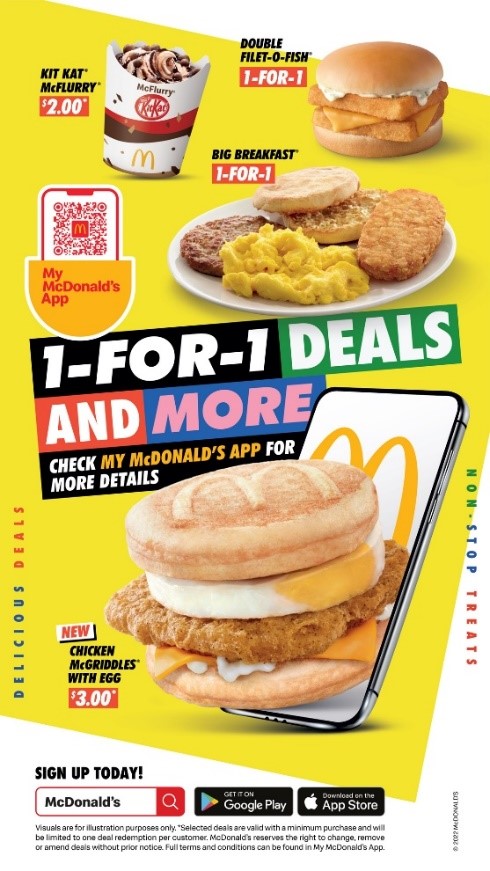 Start your day right with McDonald’s “1-for-1” Breakfast Deals and $1 Promos this March on My McDonald’s App! Start your day right with McDonald’s “1-for-1” Breakfast Deals and $1 Promos this March on My McDonald’s App! - Alvinology