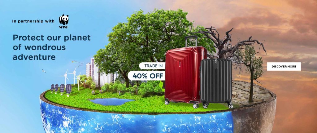 Trade-in your old luggage of any brand for a Brand-new Samsonite Luggage at up to 40% off! - Alvinology