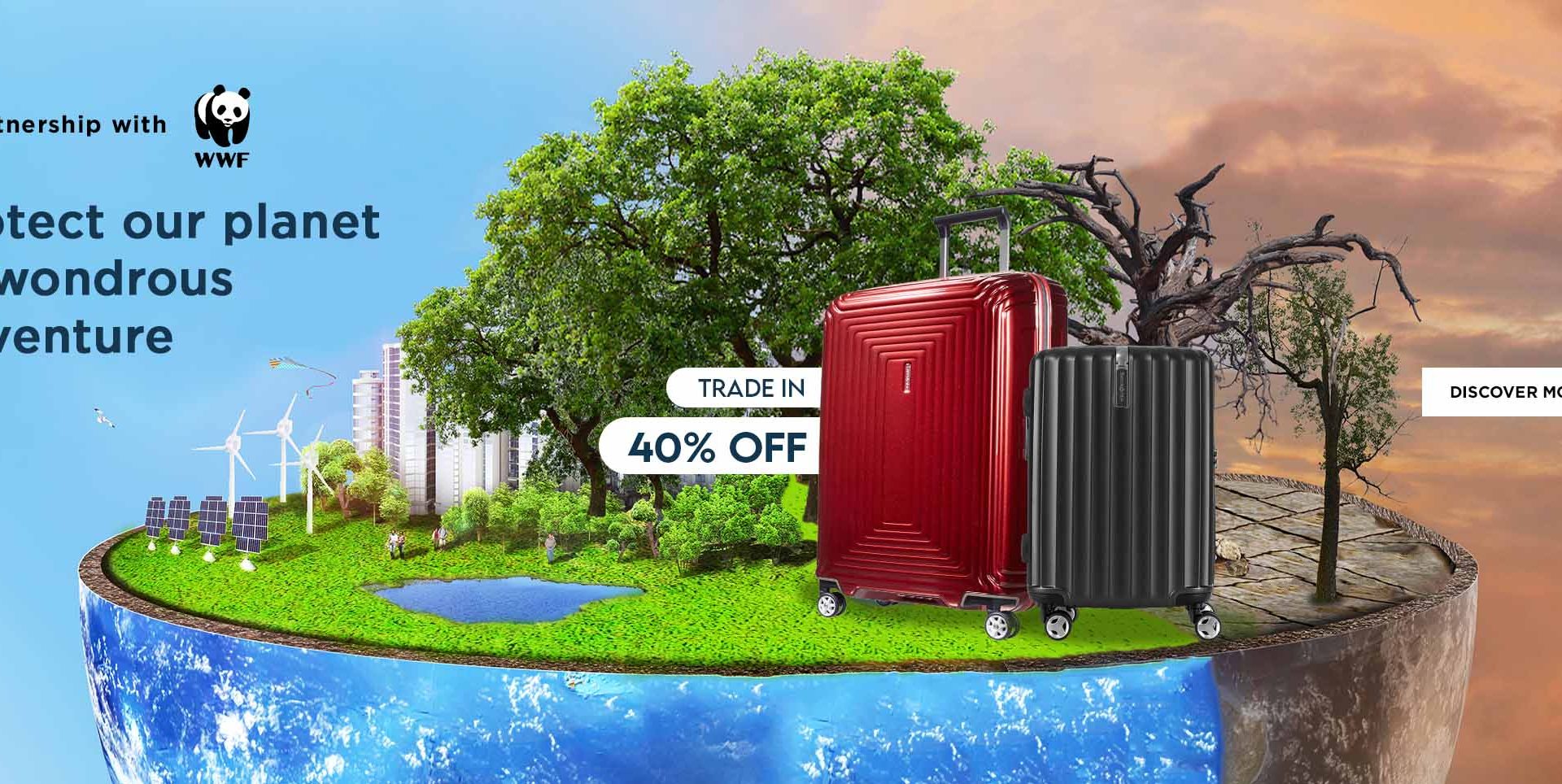 Trade-in your old luggage of any brand for a Brand-new Samsonite Luggage at up to 40% off! - Alvinology