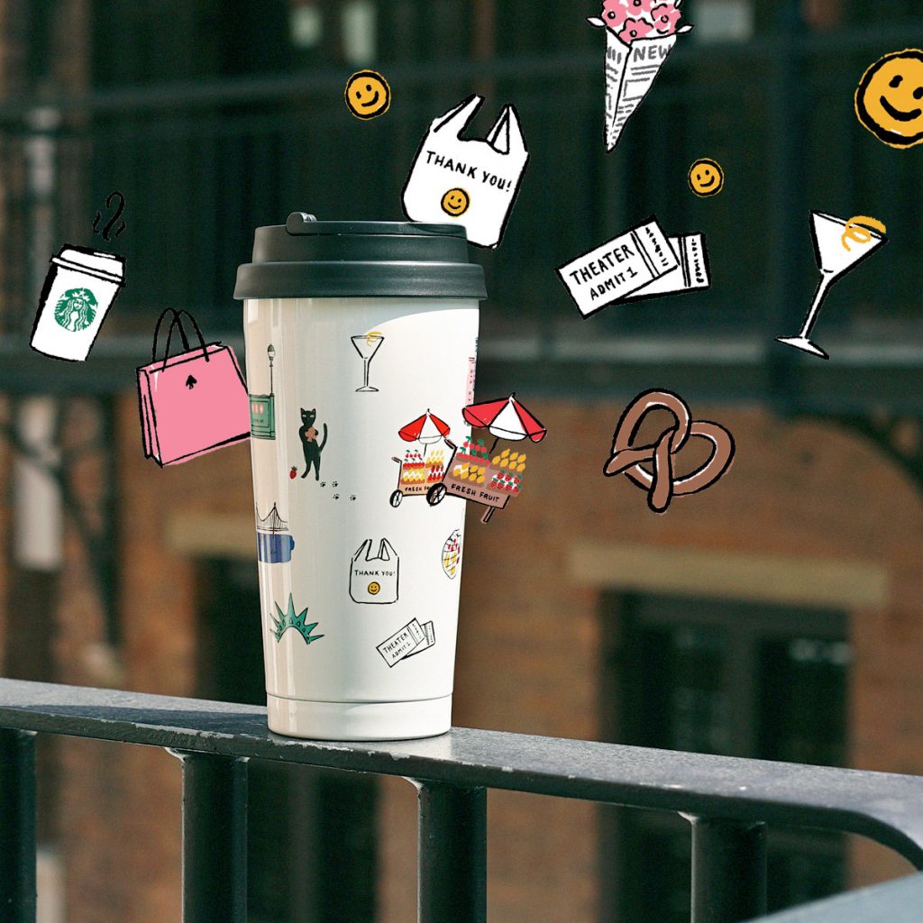 Starbucks collabs with Kate Spade New York to bring you this fanciful collection of lifestyle merch - Alvinology