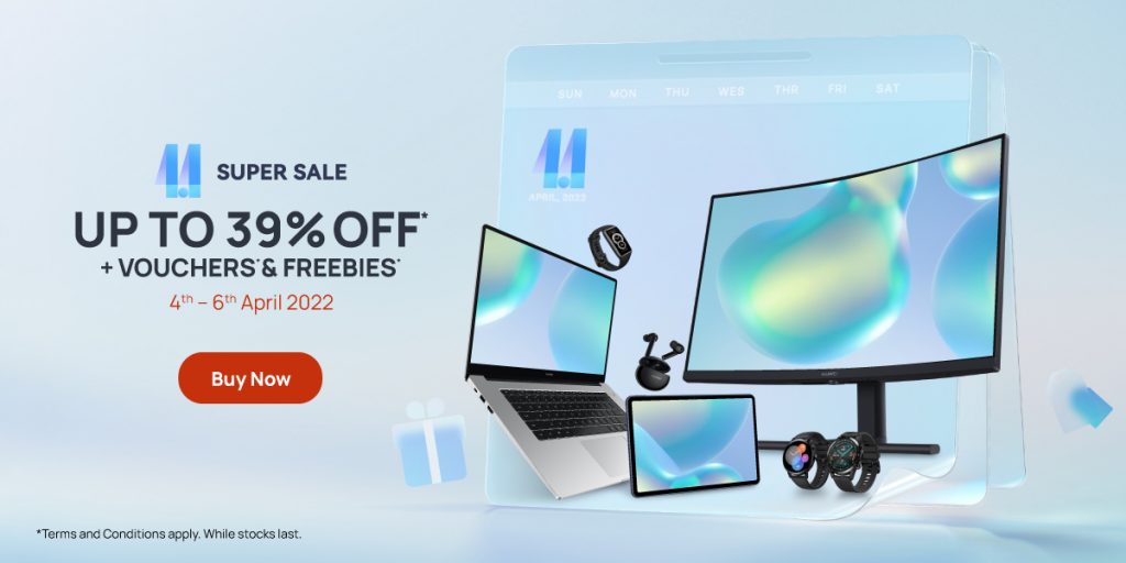 [PROMO] Don’t miss your chance to own your dream Huawei device this 4 April; up to 39% OFF plus Vouchers and Freebies! - Alvinology