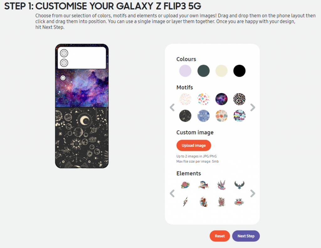 You can now customise your Samsung Galaxy Z Flip3 5G Clear Cover according to your personal liking - Alvinology