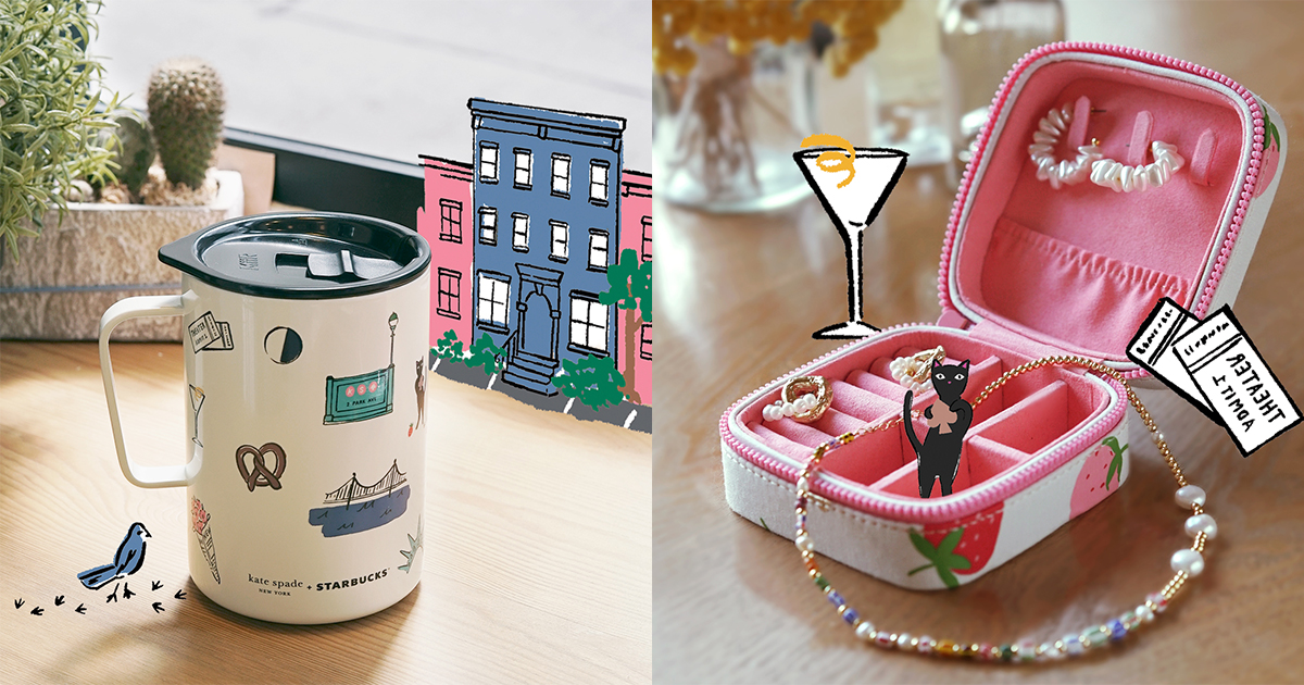Starbucks collabs with Kate Spade New York to bring you this fanciful collection of lifestyle merch - Alvinology