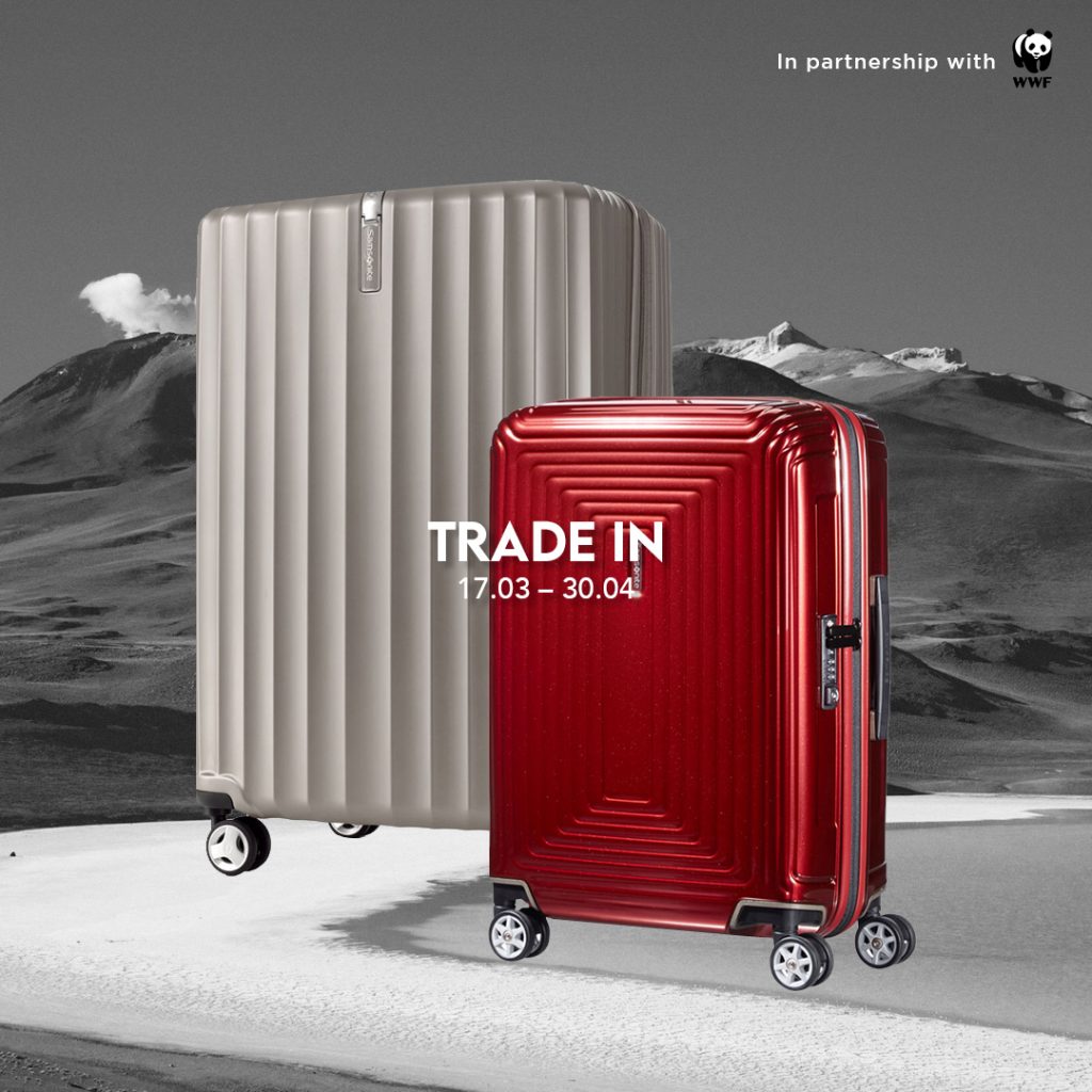 Trade-in your old luggage of any brand for a Brand-new Samsonite Luggage at up to 40% off! - Alvinology