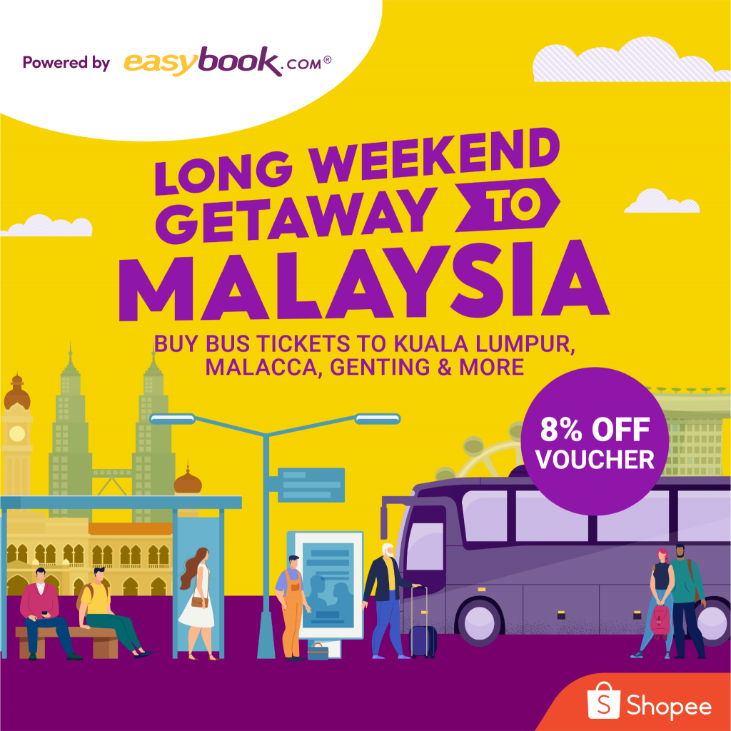 You can now buy Bus Tickets between Singapore and Malaysia on Shopee! Book now and get 8% OFF! You can now buy Bus Tickets between Singapore and Malaysia on Shopee! Book now and get 8% OFF! - Alvinology