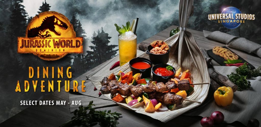 Meet and Eat like your favourite Dino at Universal Studios Singapore x Jurassic World Dominion's newest attraction and gourmet offering! - Alvinology