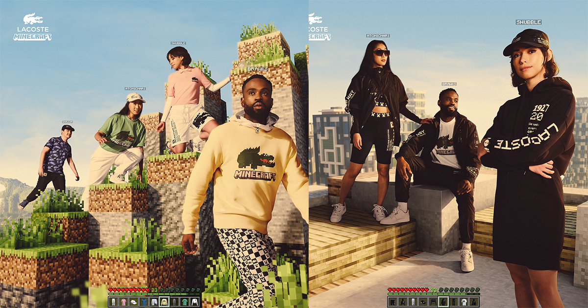 Bring Minecraft’s virtual world to life with this new Lacoste x Minecraft collection launching soon in SG - Alvinology