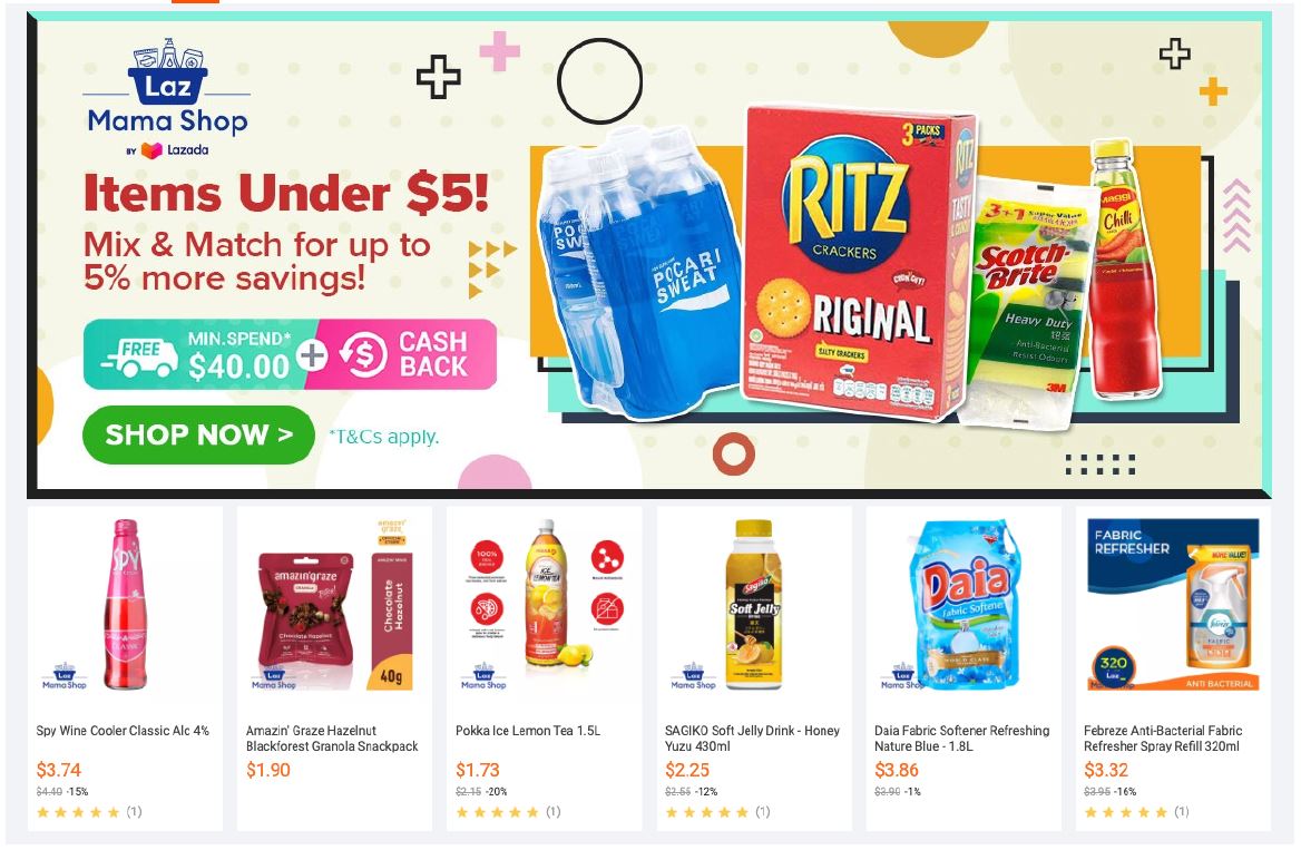 Lazada launches new Laz Mama Shop offering essential grocery items and commits to keeping prices low and affordable - Alvinology