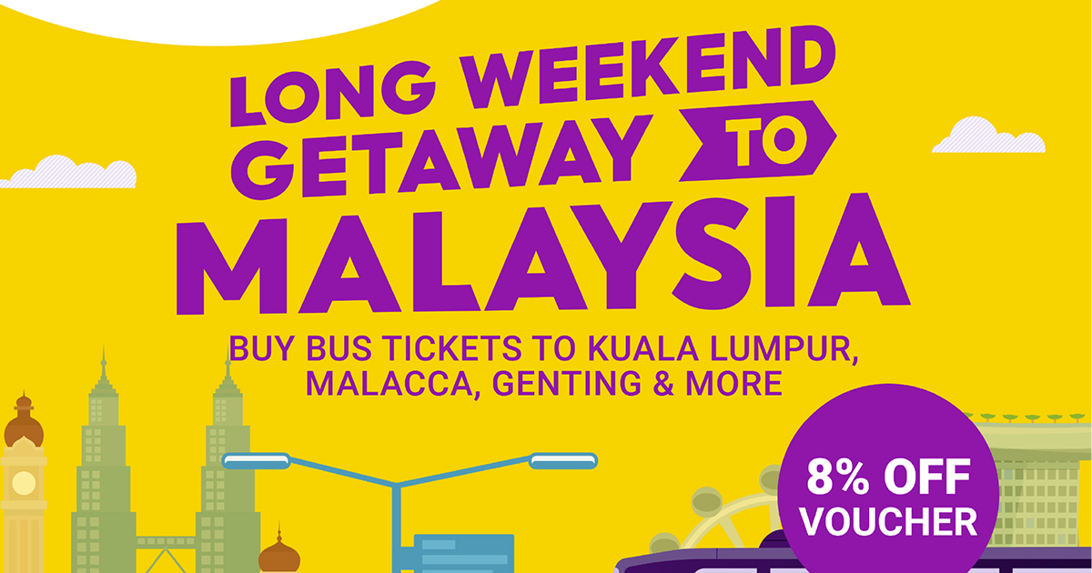 You can now buy Bus Tickets between Singapore and Malaysia on Shopee! Book now and get 8% OFF! - Alvinology