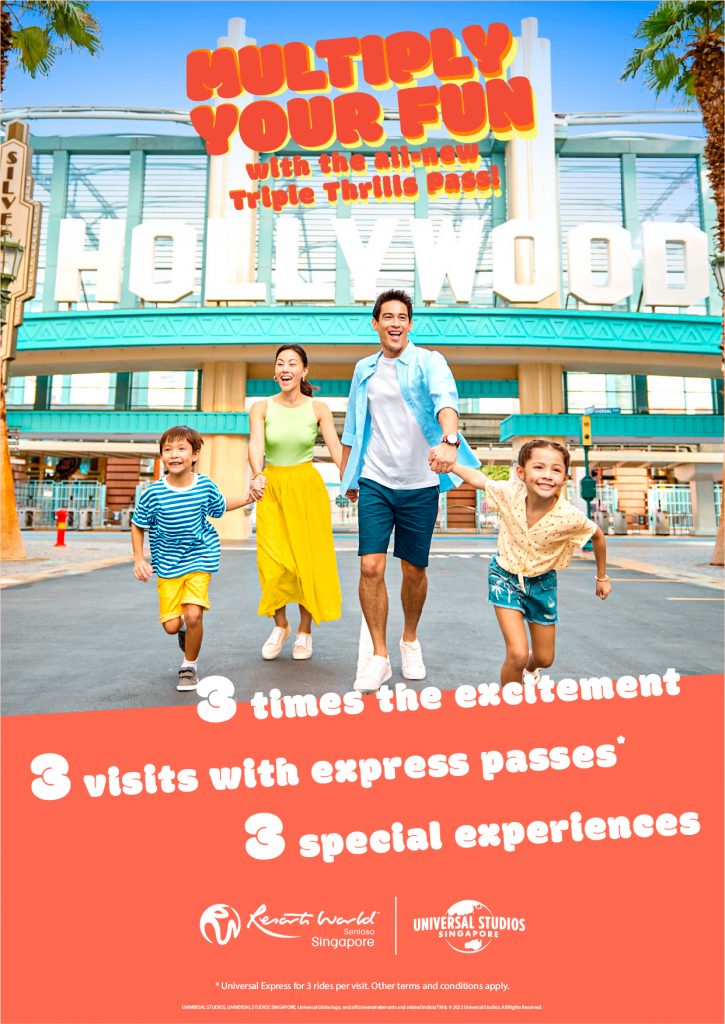 Enjoy 3X the Excitement, 3 visits with Express Passes, and 3 Special Experiences with Universal Studios Singapore new Triple Thrills Pass! - Alvinology