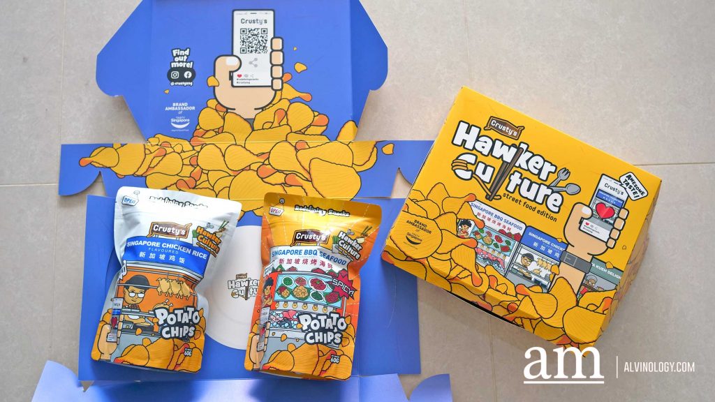 Savour Hawker Favourites Potato Chips flavours from Crusty's Singapore - Sambal BBQ Seafood, Chicken Rice and more - Alvinology