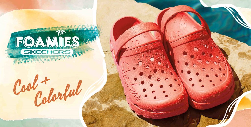 Own Skechers’ new water-friendly Foamies Collection and receive a complimentary pack of decorative shoe ornaments - Alvinology