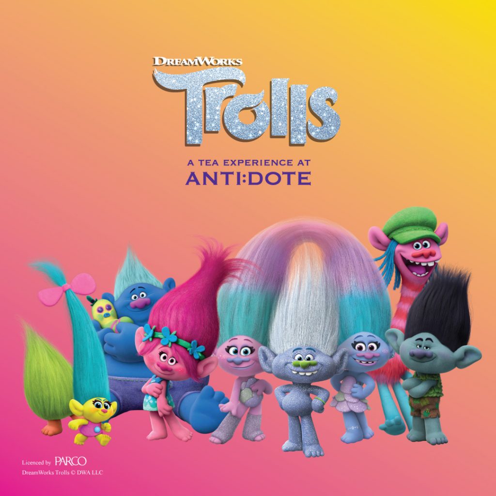 Have a Colourful Tea Party at Anti:dote, Fairmont Singapore as it transforms into a Troll Village this June Holidays! - Alvinology