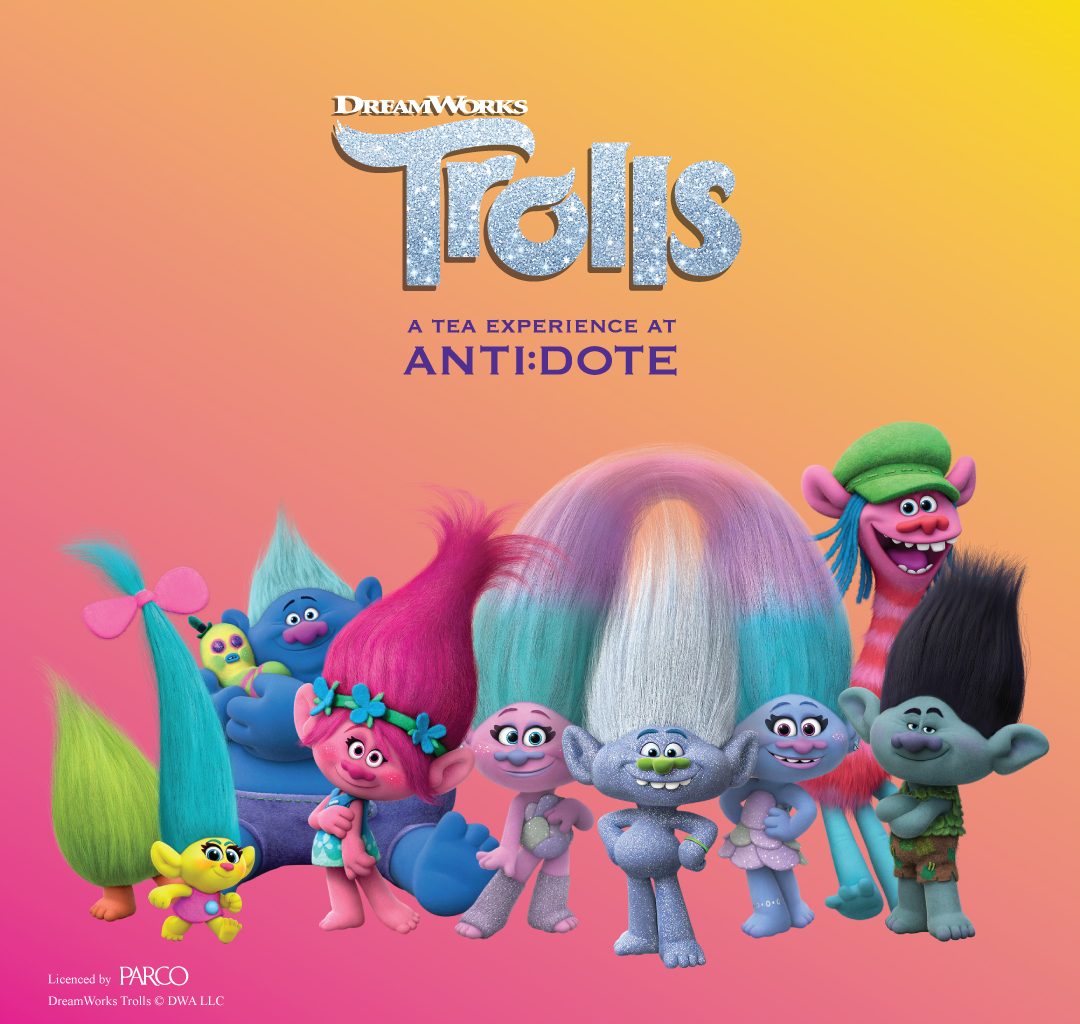 Have a Colourful Tea Party at Anti:dote, Fairmont Singapore as it transforms into a Troll Village this June Holidays! - Alvinology