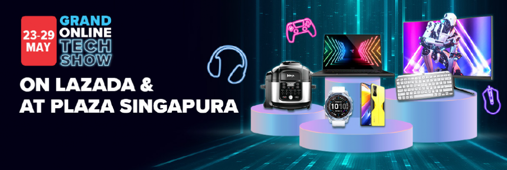 Lazada opens pop-up Tech Show at Plaza Singapura offering exclusive pre-orders, special deals, games, lucky draw and other exciting activities! - Alvinology