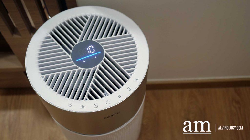 [Review] Cosmo Pro Air Purifier with 5-in-1 HEPA Filter and AI-powered Sensor - Alvinology