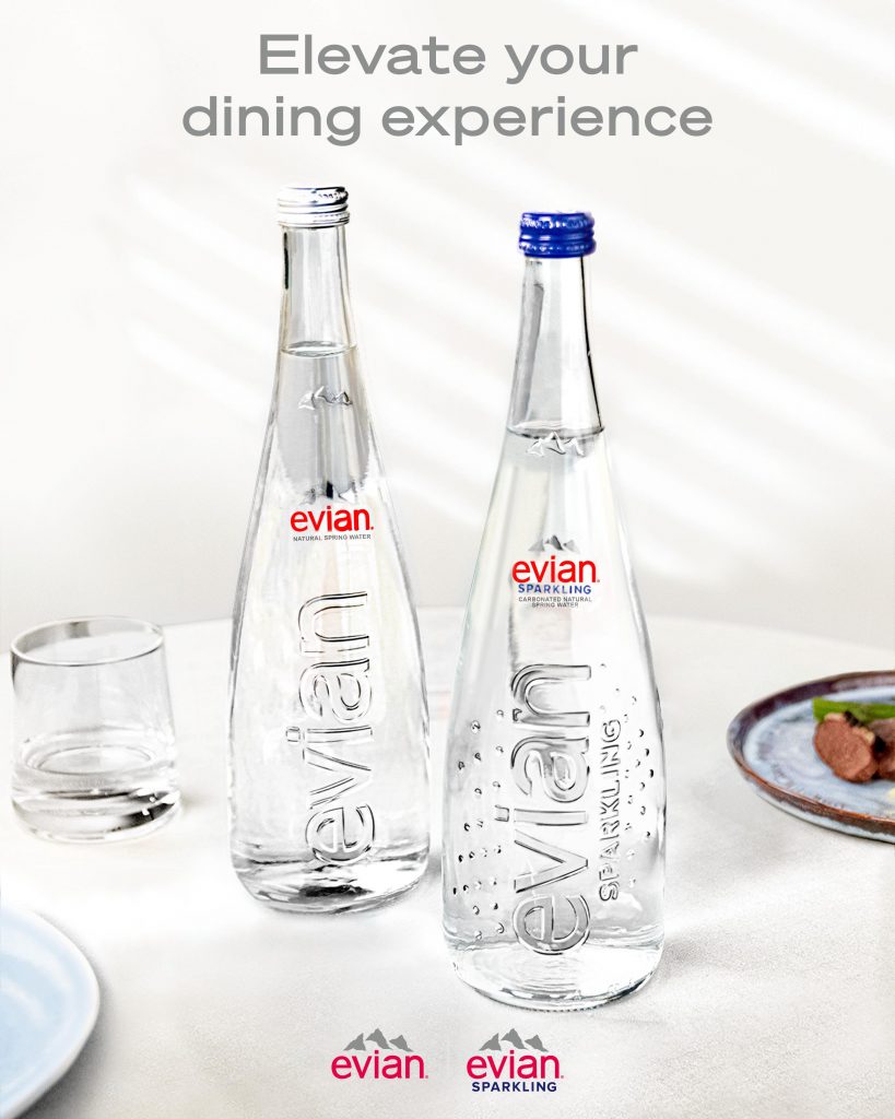 Evian natural mineral water now has sparkles! The brand’s first-ever sparkling water is now available in Singapore - Alvinology