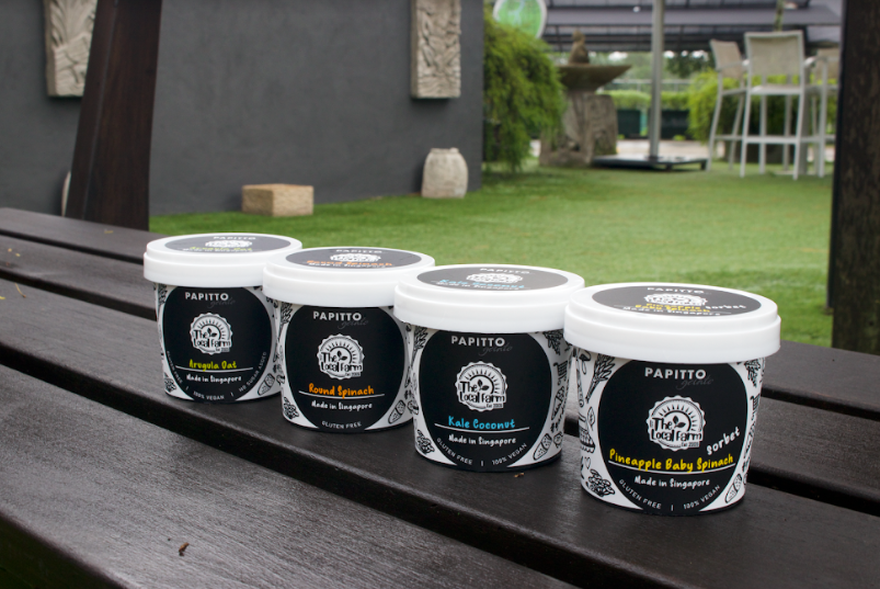 These gluten-free, vegan Gelatos are made from locally-grown SG vegetables - The Local Farm by Gardenasia - Alvinology