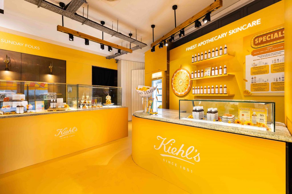 Kiehl’s new Calendula-Mart pop-up installation at Sunday Folks - Alvinology