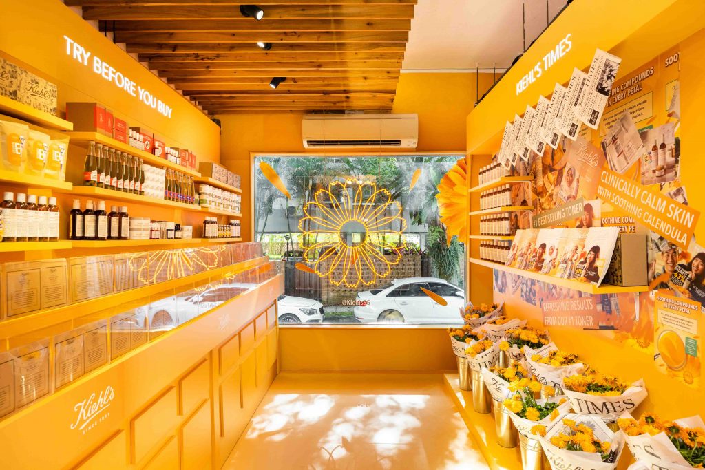 Kiehl’s new Calendula-Mart pop-up installation at Sunday Folks - Alvinology