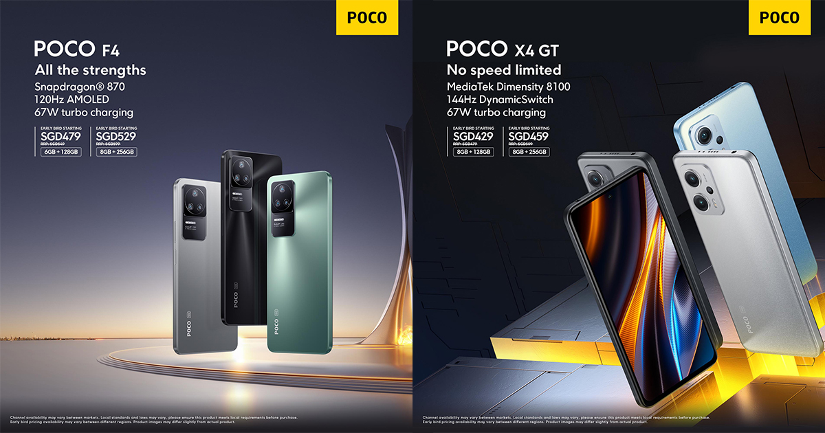 Flagship POCO F4 and POCO X4 GT debut with Powerhouse Chipsets while remaining budget-friendly – Product Specification - Alvinology