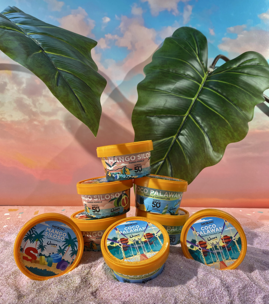 Celebrate Sentosa's 50th birthday with Udders and their refreshing Golden Jubilee ice creams - Alvinology