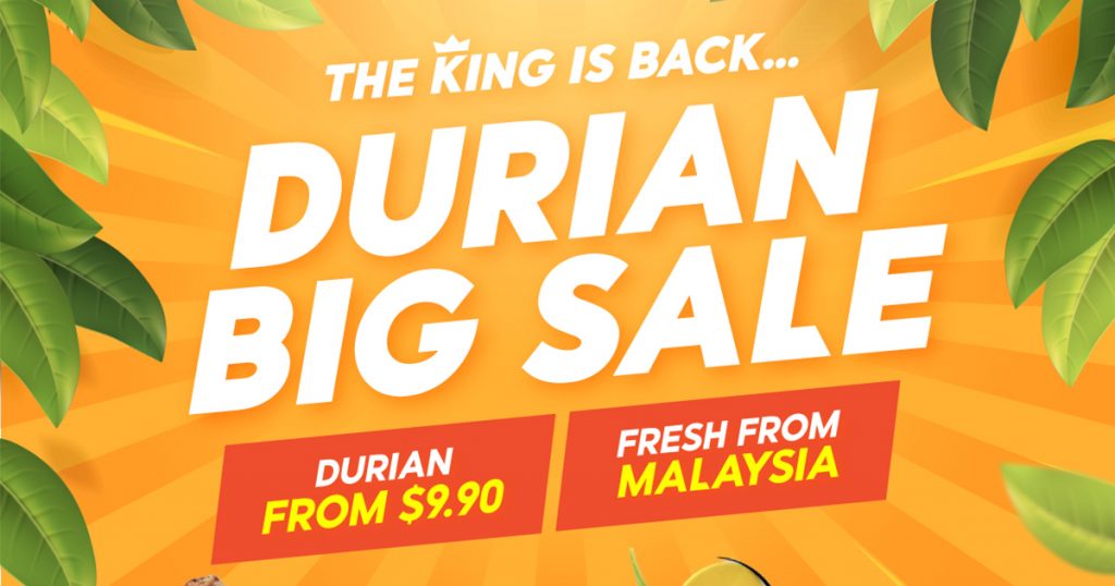 Indulge in your favorite fresh durians, durian desserts, and more on Shopee’s Durian Big Sale! - Alvinology