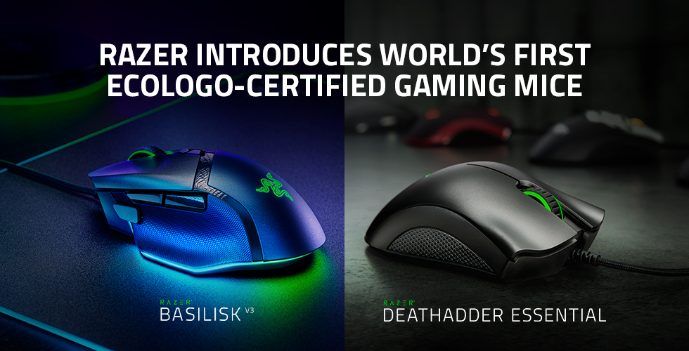 Play Responsibly; Razer’s Basilisk V3 and the DeathAdder Essential are the world’s first ECOLOGO-certified gaming mice - Alvinology