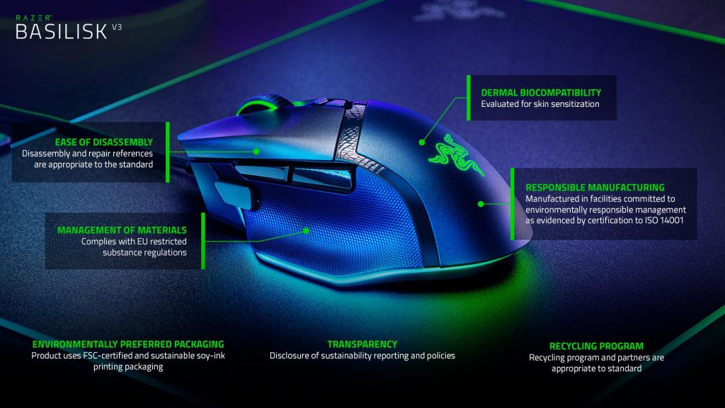 Play Responsibly; Razer’s Basilisk V3 and the DeathAdder Essential are the world’s first ECOLOGO-certified gaming mice - Alvinology