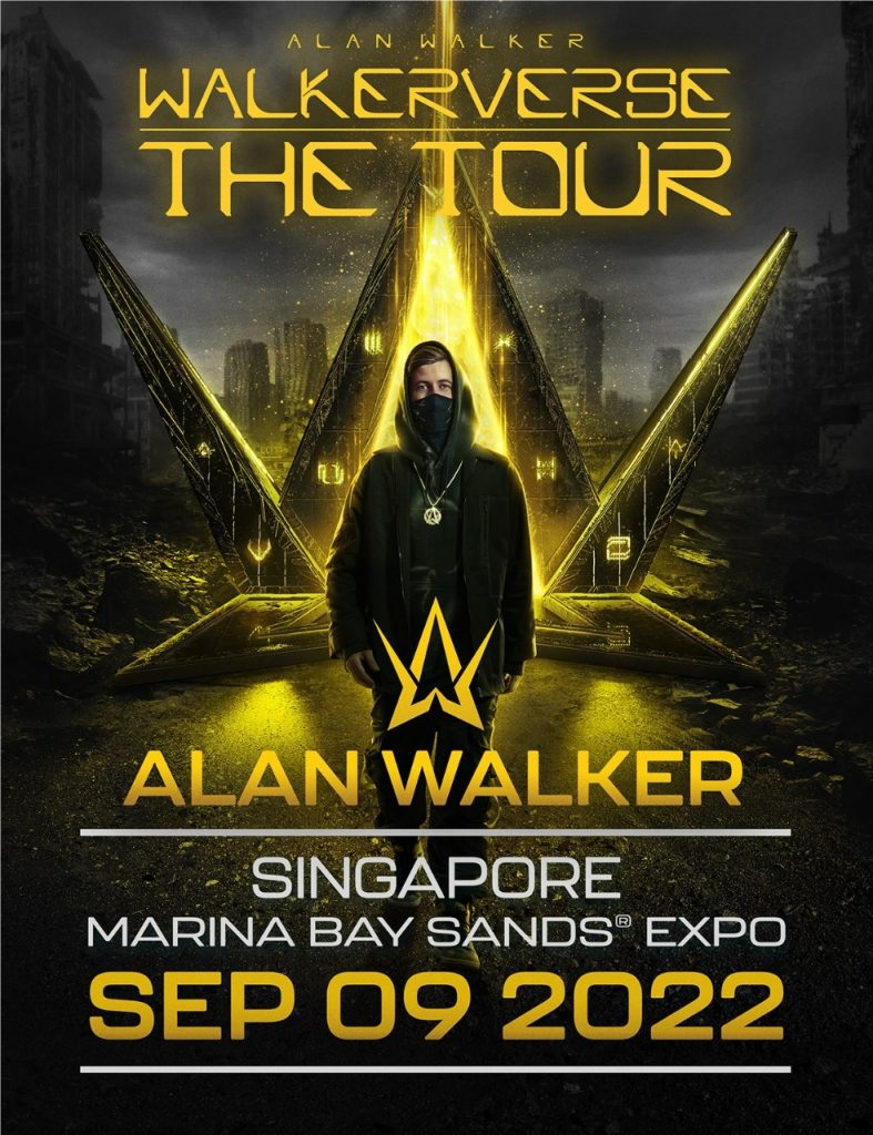 Alan Walker live in Singapore this 9 September at Marina Bay Sands Expo; Early Bird Ticket now available - Alvinology