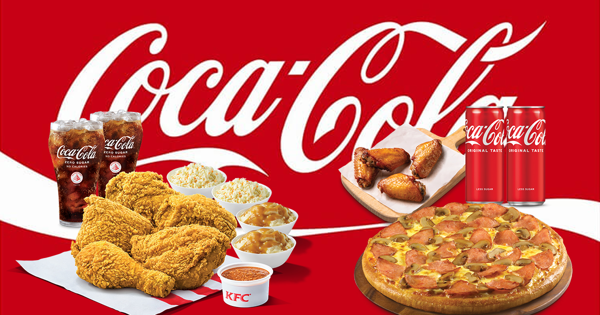 Coca-Cola is now the official drinks for all KFC and Pizza Hut restaurants in Singapore - Alvinology