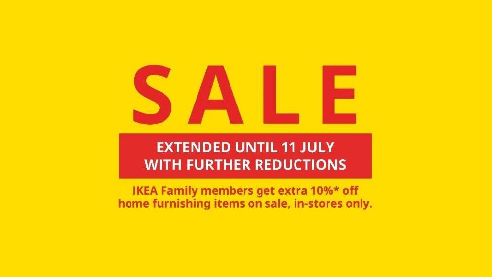 The IKEA Sale is extended till 11 July! Don’t miss your chance to finally realize that dream home makeover! - Alvinology