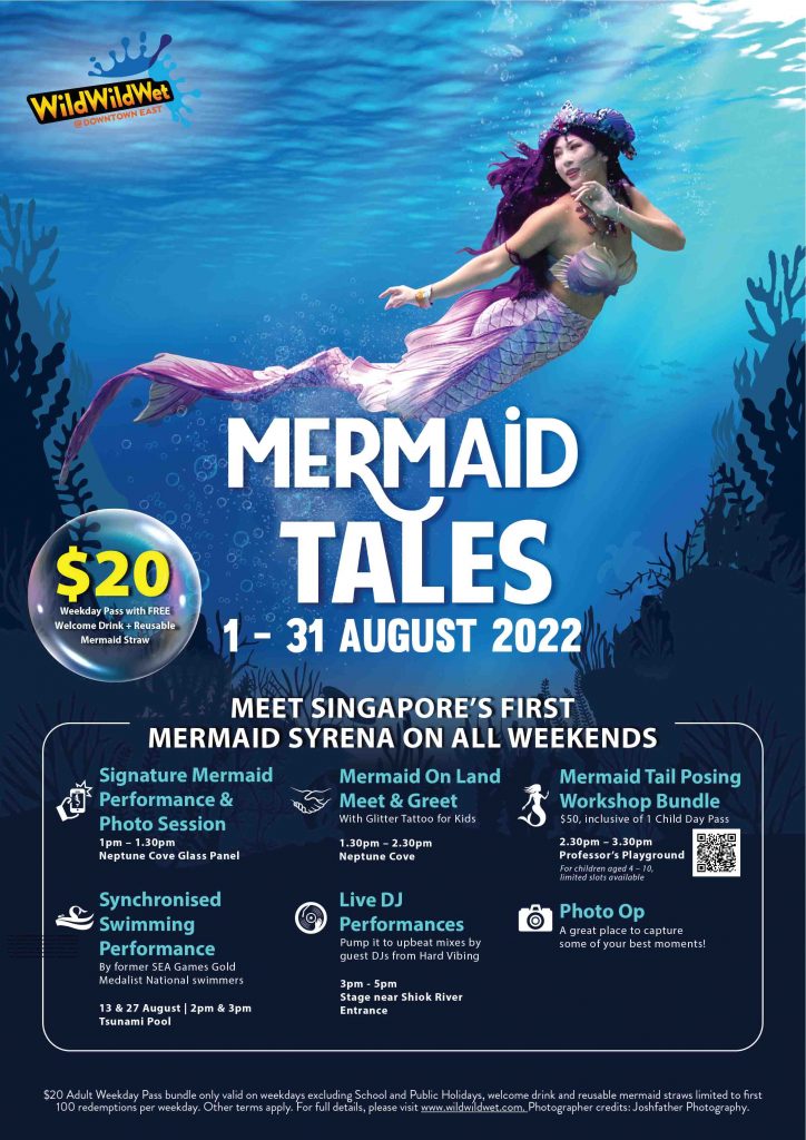 [PROMO CODE INSIDE] Witness Singapore’s first mermaid – Syrena as she dives into the Magical World of Mermaid Tales at Wild Wild Wet! - Alvinology