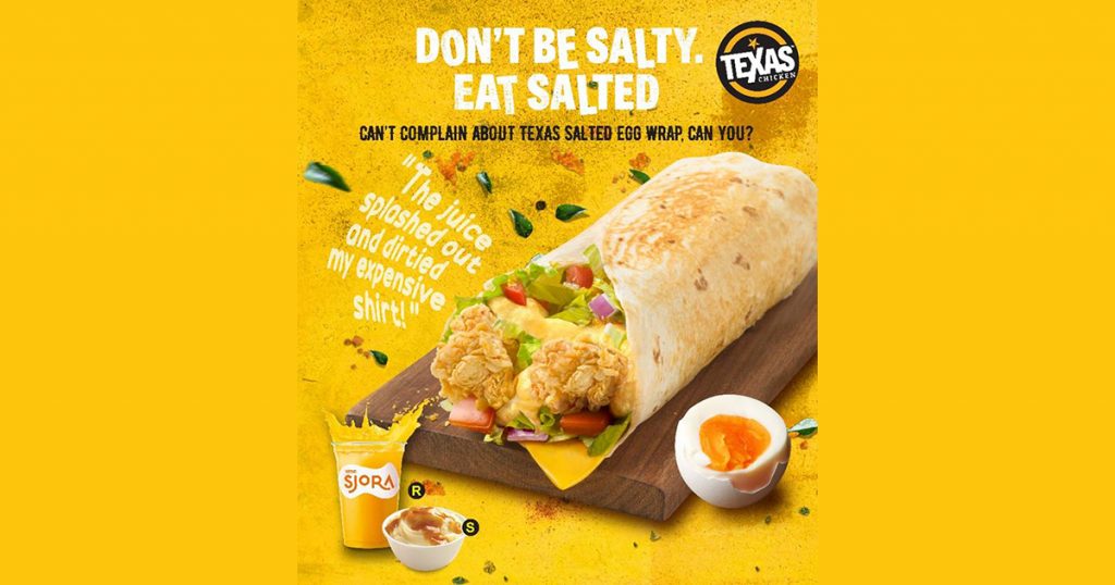 The much-loved Texas Chicken’s Salted Egg Chicken is back this National Day! - Alvinology