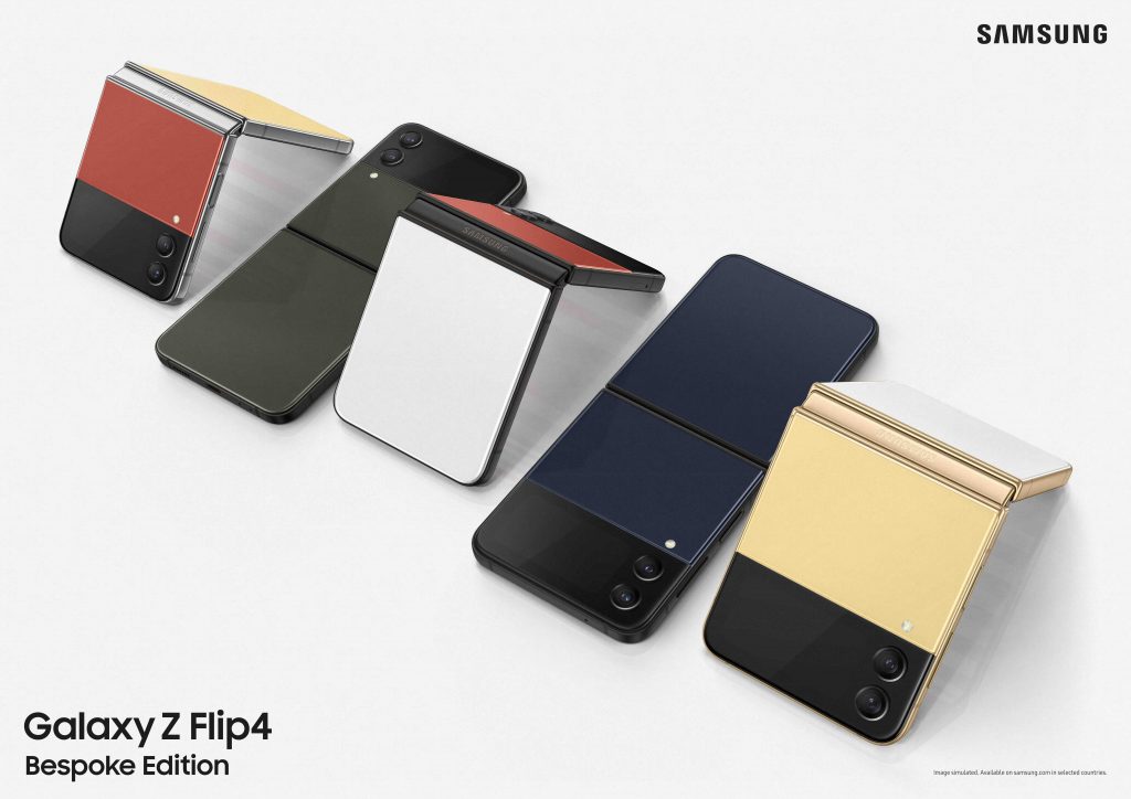 New 'Samsung Galaxy X Flip4 5G' comes in 'Bespoke Edition' giving you 75 options to decide how your device will look! - Alvinology