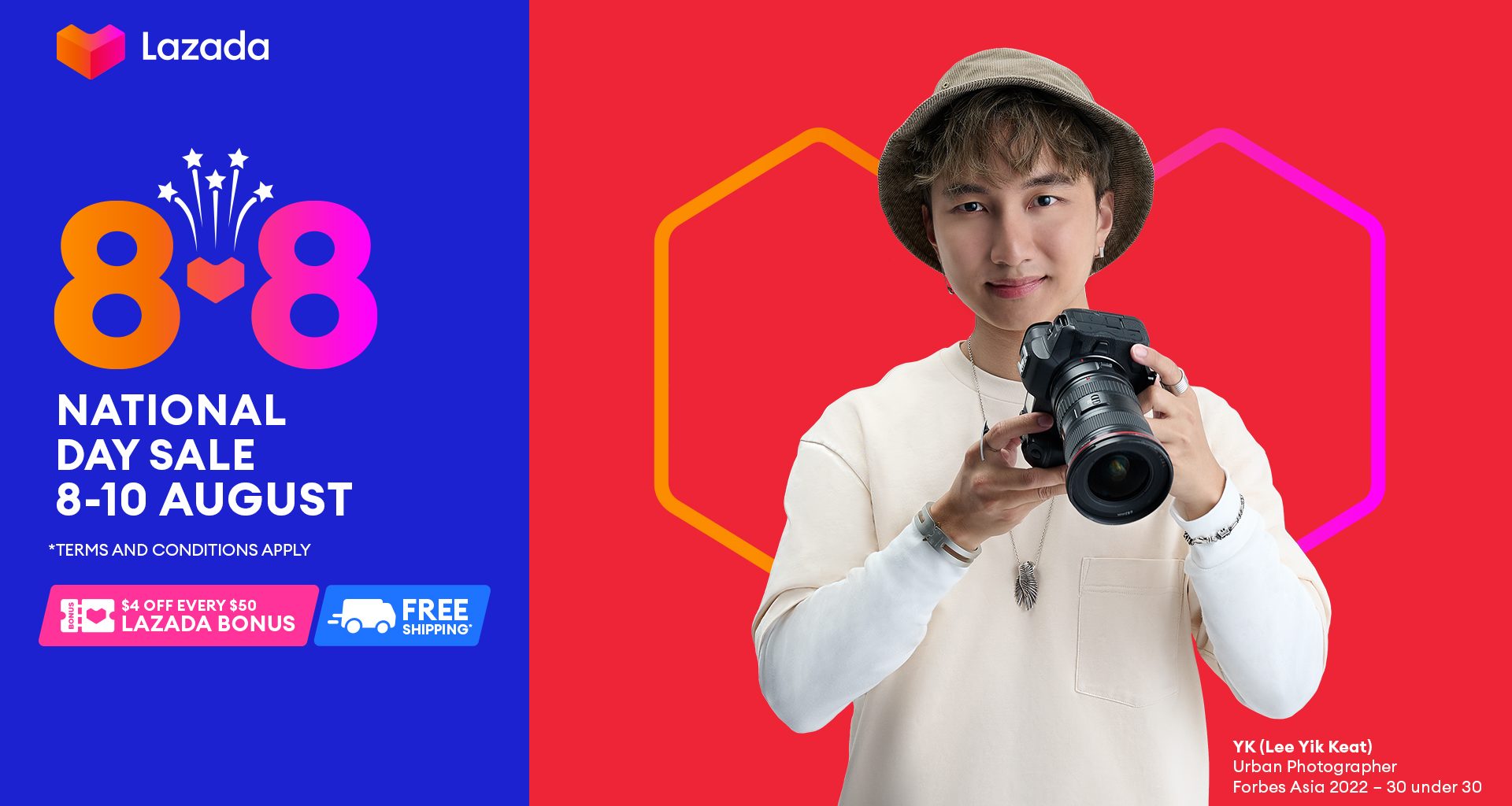 Stand a chance to Win a 3 Nights Cruise Trip to Kuala Lumpur and Penang on Lazada’s 8.8 National Day Sale! - Alvinology