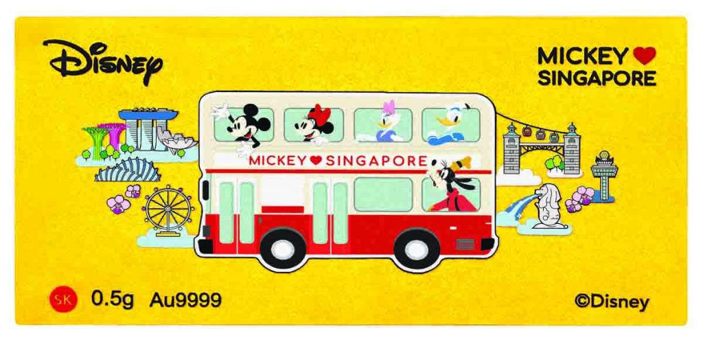 SK Jewellery presents Limited Edition Mickey Loves Singapore 999 Pure Gold-Plated Figurines Collection for National Day! - Alvinology