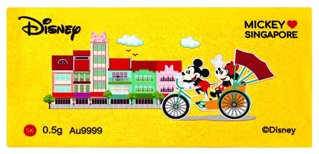 SK Jewellery presents Limited Edition Mickey Loves Singapore 999 Pure Gold-Plated Figurines Collection for National Day! - Alvinology