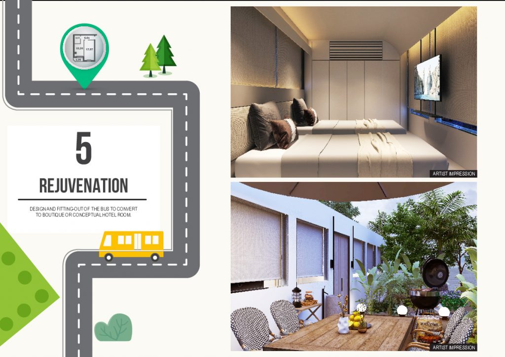 One-of-a-kind “The Bus Resort” to soon rise at Changi Village using upcycled public buses as guest rooms - Alvinology