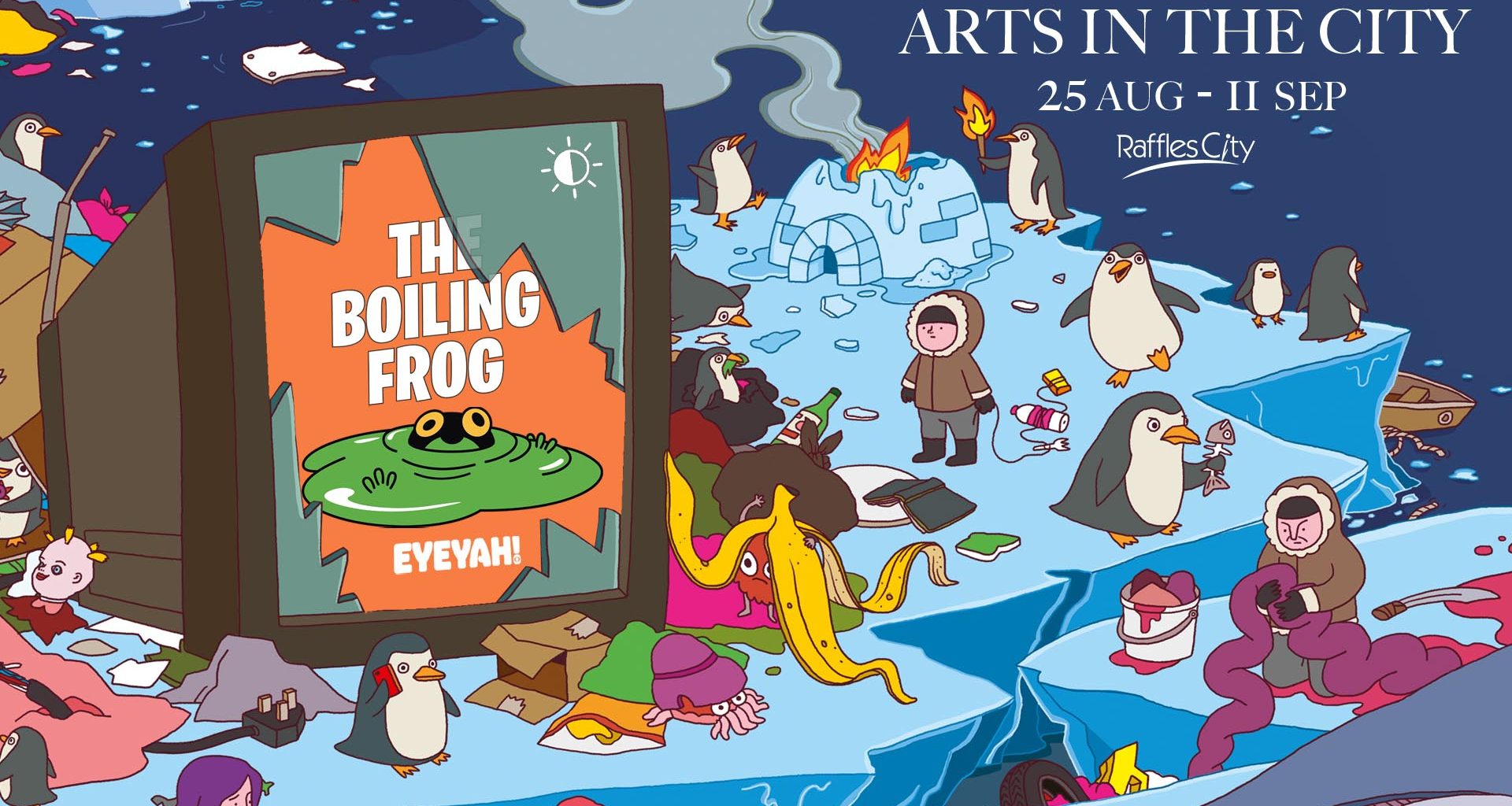 Raffles City Singapore’s ‘Arts in the City’ Exhibition is back to raise awareness on the issues of plastic waste and global warming through art - Alvinology